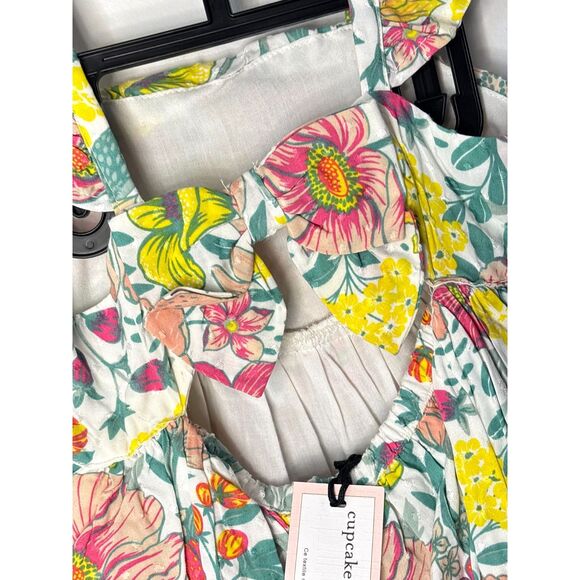 Cupcakes and Cashmere Floral Tiered Sundress Toddler Girl size 24 months New - Picture 4 of 11